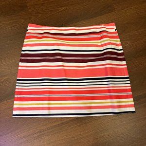 LOFT striped skirt, sz 14